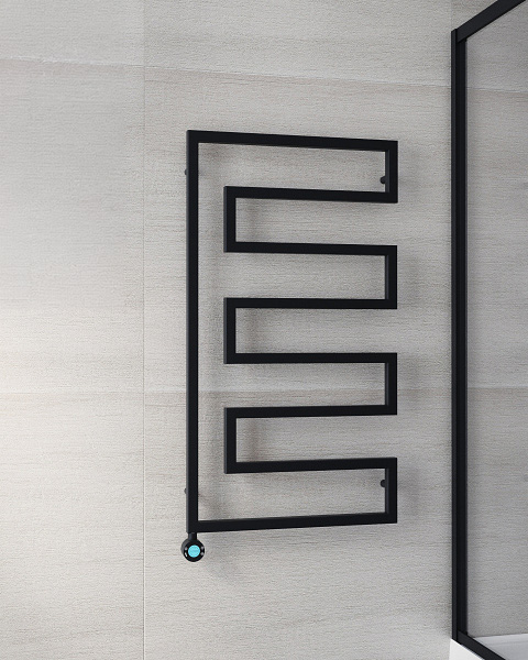 E-STYLE BLACK Törölközőszárító radiátor 138x60